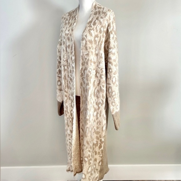 Topshop Leopard Duster Cardigan - Picture 1 of 8